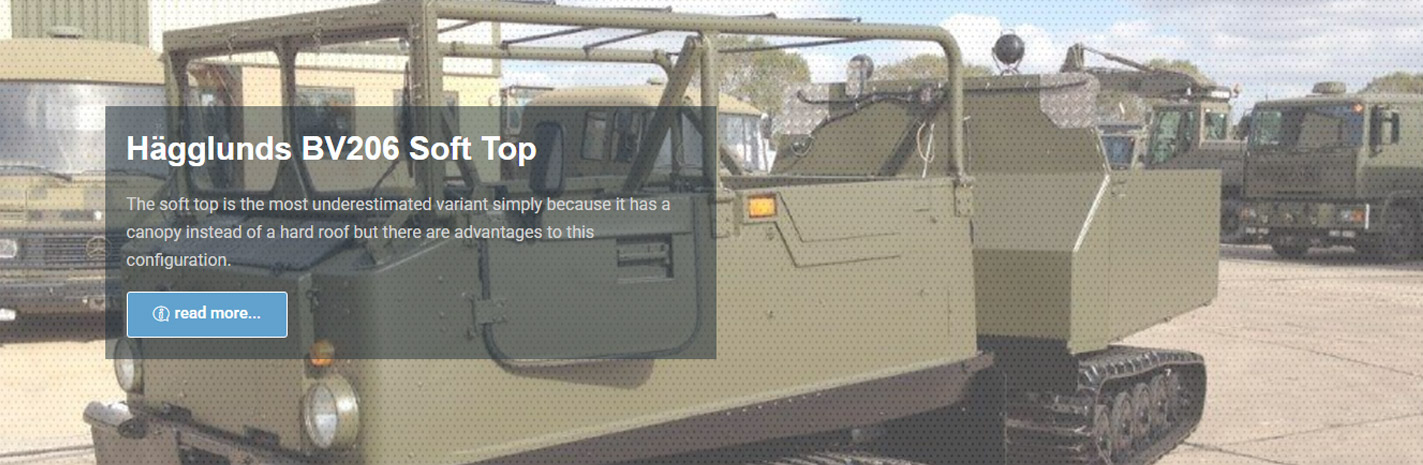Banner Hagglunds BV206 Soft Tops