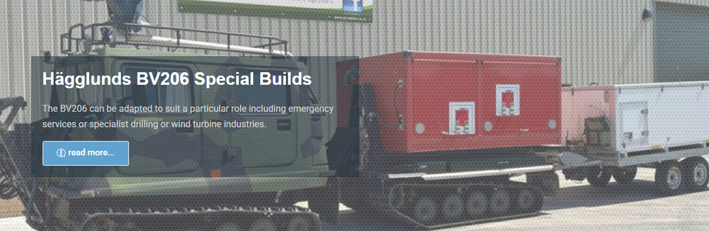 Banner Hagglunds BV206 Special Builds