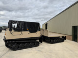 Hagglunds BV 206 Soft Top Cargo Flat Bed Load Carrier for sale