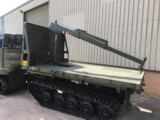 Hägglunds BV206 Cargo Flat Bed with Crane